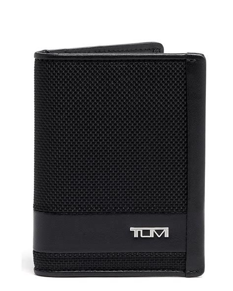 tumi business card holder|tumi leather wallets for men.